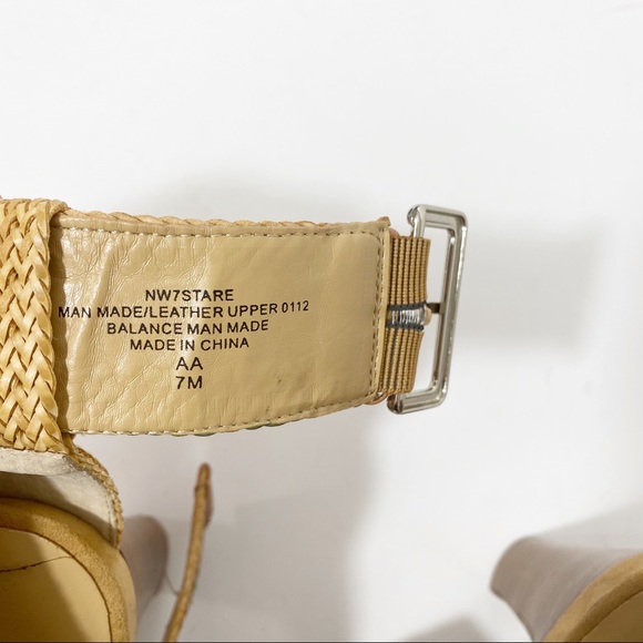 NINE WEST Basket Weave Heels, 7 - Picture 5 of 7